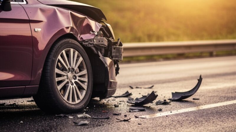 Wypadek na DW 351: Apel o ostrożność na drogach w trudnych warunkach