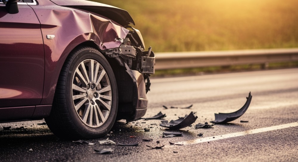 Wypadek na DW 351: Apel o ostrożność na drogach w trudnych warunkach