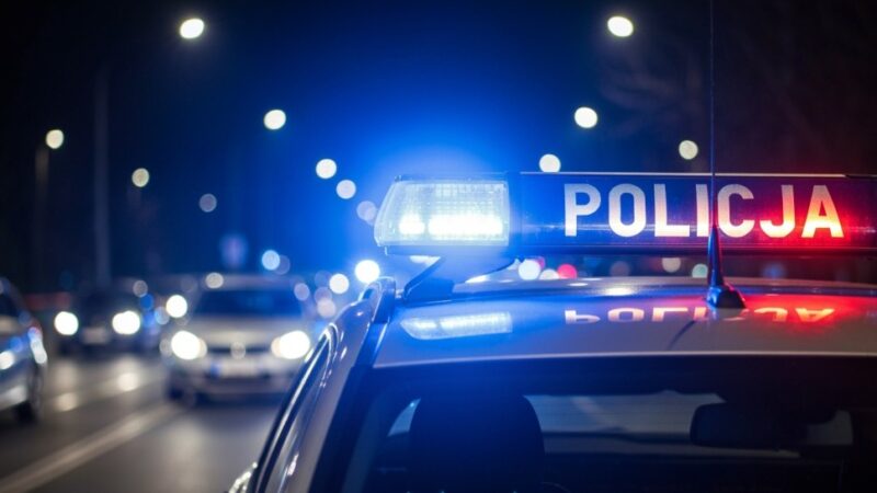 Ucieczka przed policją w Węglińcu: Kierowca bez uprawnień i pijany w rowie