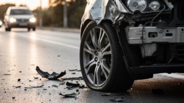 Kolizja na A4 przy granicy, mandat dla 34-latka